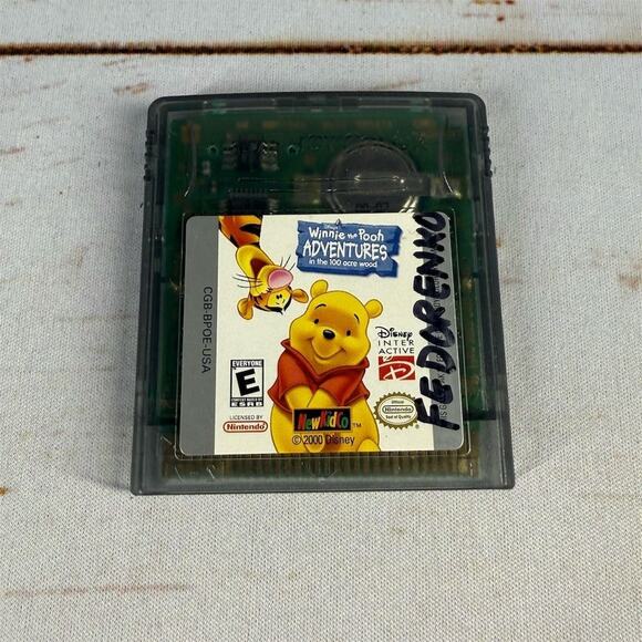 Disney's Winnie the Pooh Game Boy Color Adventure Game 2000 - Picture 1 of 2